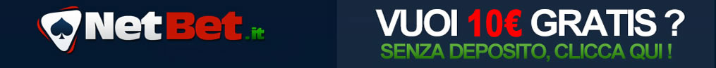 NetBet Casino 10€ bonus senza deposito NetBet Casino 10€ bonus senza deposito
